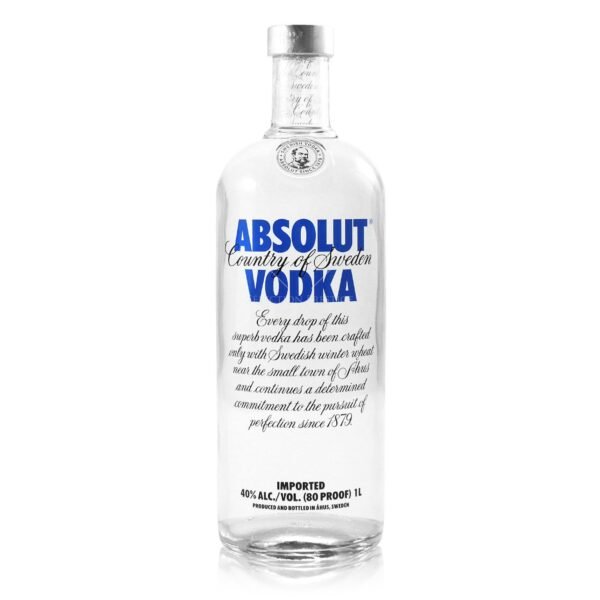 ABSOLUT Vodka Imported 40%vol 1L