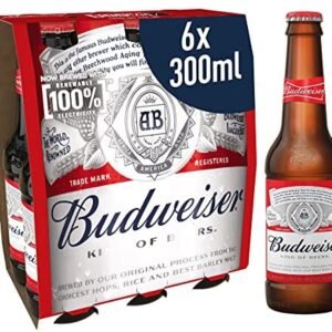 Budweiser 4.5%vol 6x300ml bottles