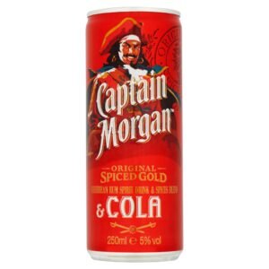Captain Morgan original Spiced Gold & cola 5%vol 250ml can