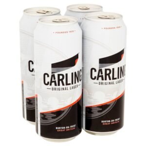 Carling original lager 4%vol 500ml can