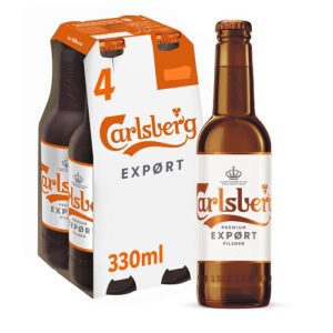 Carlsberg premium Export Pilsner 4.8%vol 330ml bottle