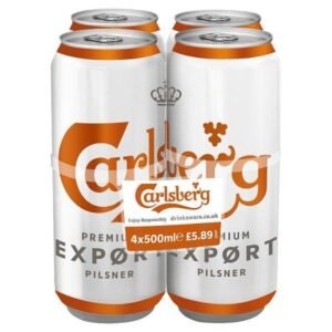 Carlsberg premium Export Pilsner 4.8%vol 4x500ml cans