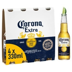 Corona Extra Beer 4.5%vol 4x330ml bottle