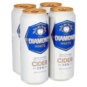DIAMOND WHITE CIDER 7.5%vol 4x500ml cans