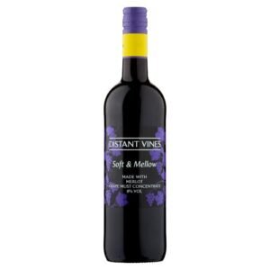 Distant vines Merlot soft & mellow 10%vol 750ml bottle