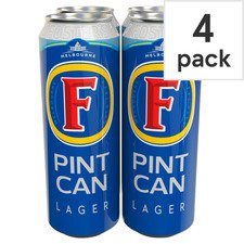 FOSTER'S 4%vol 4x568ml cans