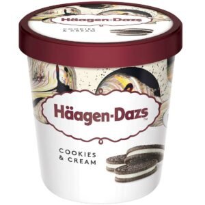 Haagen-Dazs cookies & cream ice cream 460ml/386g