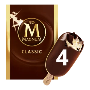 Magnum pack of 4 classic chocolate (4x79g)