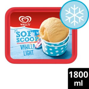 WALL'S soft scoop vanilla ice cream 1800ml/792g