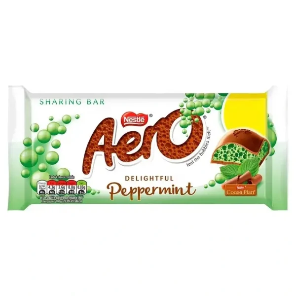 Aero Peppermint Mint Chocolate Sharing Bar 90g PMP £1