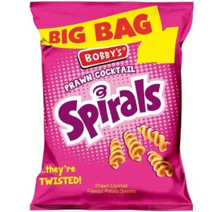 Bobby's Big Bag Prawn Cocktail Spirals 63g