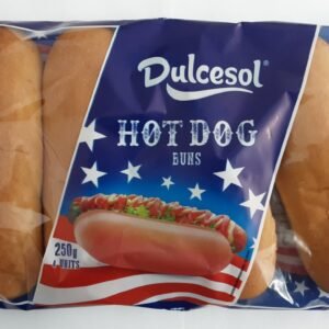 Dulcesol Hot Dog Buns 4 pieces 250g