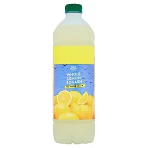 Happy Shopper No Added Sugar Whole Lemon Squash 1 litre