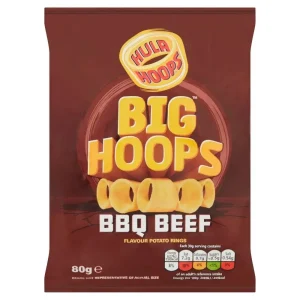 Hula Hoops Big Hoops BBQ Beef Crisps 80g