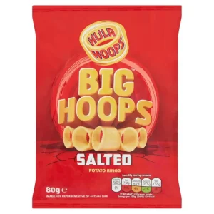 Hula Hoops Big Hoops Salted Potato Rings 80g
