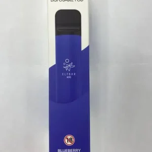 Blueberry Sour Raspberry elf bar 600 disposable pod Zero Nicotine