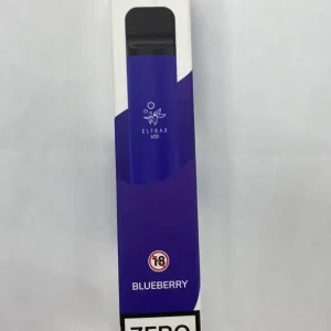 Blueberry elf bar 600 disposable pod Zero Nicotine