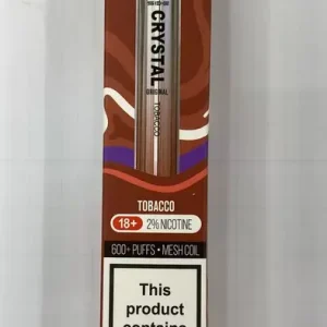 Crystal Bar Tobacco 600+ puffs Mesh Coil