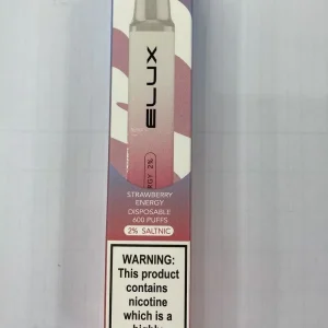 Elux Strawberry Energy Disposable 600 Puffs
