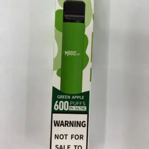 Green Apple 0% Saltnic Magic Bar 600 Puffs Zero Nicotine