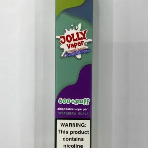 Jolly vaper 600 puff disposable strawberry guava