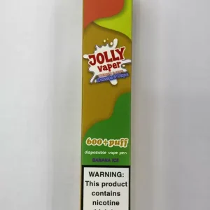 Jolly vaper 600 puff disposable vape pen Banana Ice