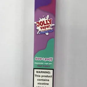 Jolly vaper 600 puff disposable vape pen Fruit Punch