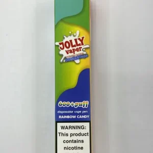 Jolly vaper 600 puff disposable vape pen Rainbow Candy