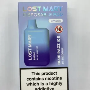 lost mary disposable pod bm600 Blue Razz Ice
