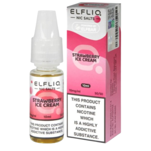 ElfLiq Strawberry Ice Cream Nic Salt