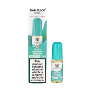 Fresh Menthol Mojito Nic Salt E-Liquid by Bar Juice 5000