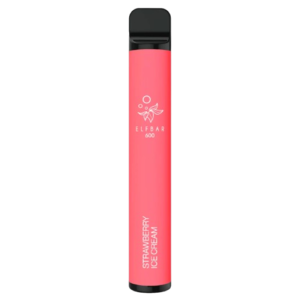 Strawberry Ice Cream Elf Bar 600 Disposable Vape | 20mg