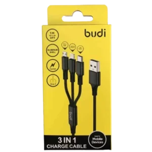 3 in 1 Multi USB Cable Fast Charger Type C Lead For IOS, Samsung Phone