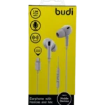 Budi Earphone With Remote and Mic, Lightning Connector, High Call Quality & Base