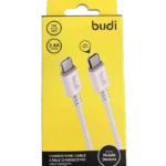 Budi Type C To Type C Fast Charging Cable 1M 2.4A For All New Phones