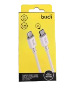 Budi Type C To Type C Fast Charging Cable 1M 2.4A For All New Phones