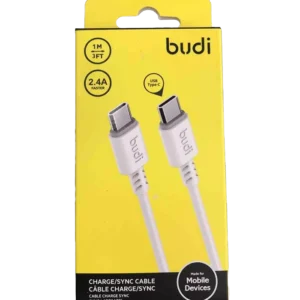 Budi Type C To Type C Fast Charging Cable 1M 2.4A For All New Phones