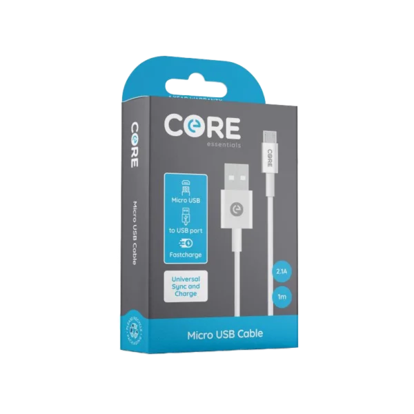 Core Micro USB Cable 1M Fast Charge