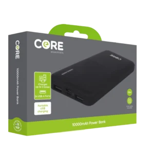 Core Power Bank 10,000mAh Black