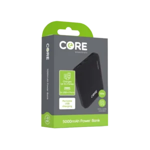 Core Power Bank 5000mAh Black