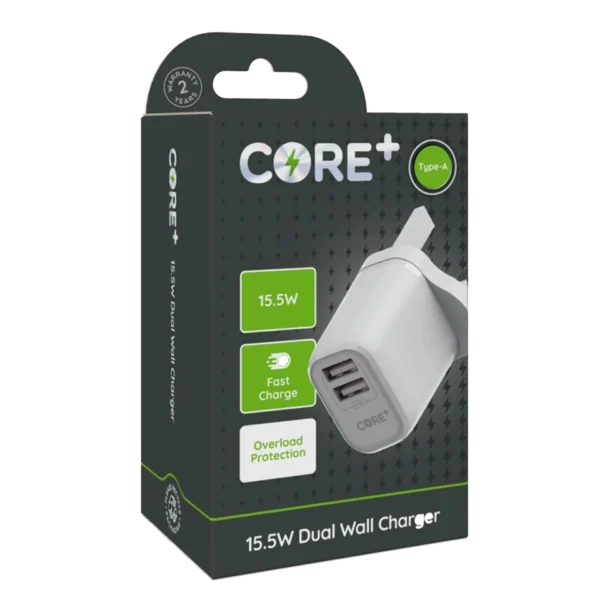 Core Single USB Wall Charger 1A