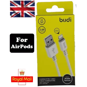 Genuine BUDI USB Fast Charging Top Quality Cable For AirPods (1 Meter)