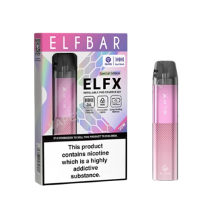 ELFBAR ELFX Vape Pod Kit Pink