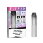 ELFBAR ELFX Vape Pod Kit Silver