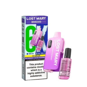 Lost Mary BM6000 Disposable Vape Kit Blueberry Sour Raspberry