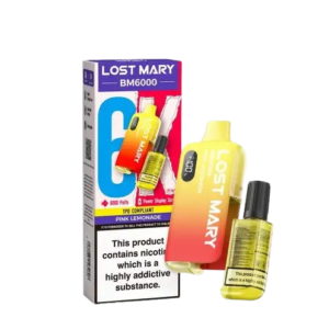 Lost Mary BM6000 Disposable Vape Kit Pink Lemonade