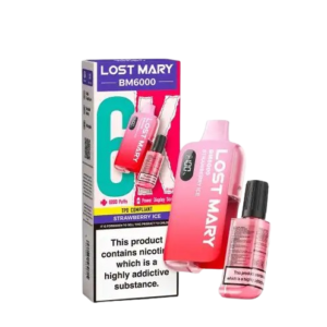 Lost Mary BM6000 Disposable Vape Kit Strawberry Ice