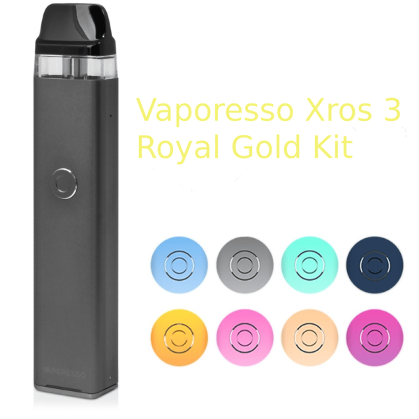 Vaporesso Xros 3 Vape Royal Gold Kit