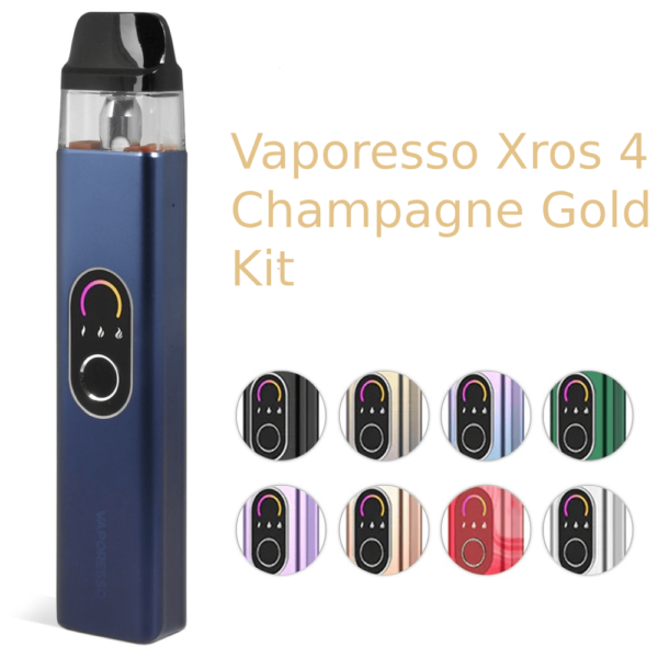 Vaporesso Xros 4 Vape Champagne Gold Kit